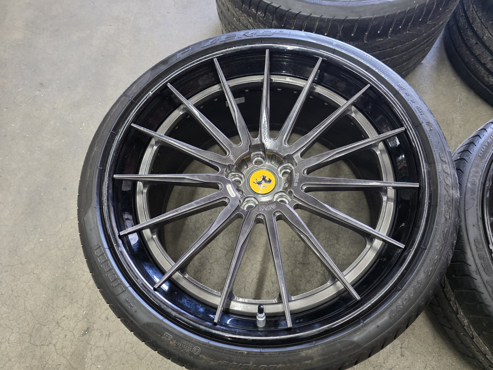 FERRARI 458 488 F8 ADV1 CS SERIES 7510 WHEELS SET WITH TIRES 