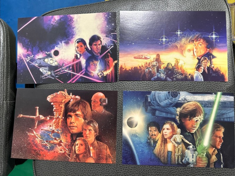 1996 Star Wars Postcard Lot New Drew Struzan