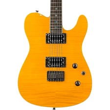Fender Special Edition Custom Telecaster FMT HH Electric Guitar Amber
