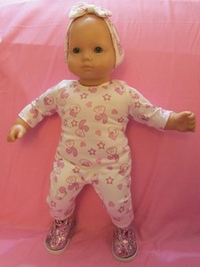 Summer Blow-out Romper Set fits Girl Baby Doll 15 Inch Clothes Seller lsful