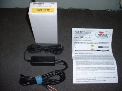 Autocom # 1319,  Stereo Music Lead, Motorcycle Communications