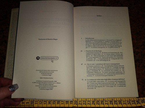 GG LIBRO: Estensione del dominio della manipolazione. MONDADORI 2009 - Picture 3 of 3