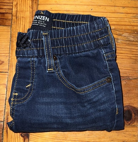 Denizen Levis Pull On With Drawstring Dark Wash Toddler Jeans Size 7 Regular - Picture 5 of 19