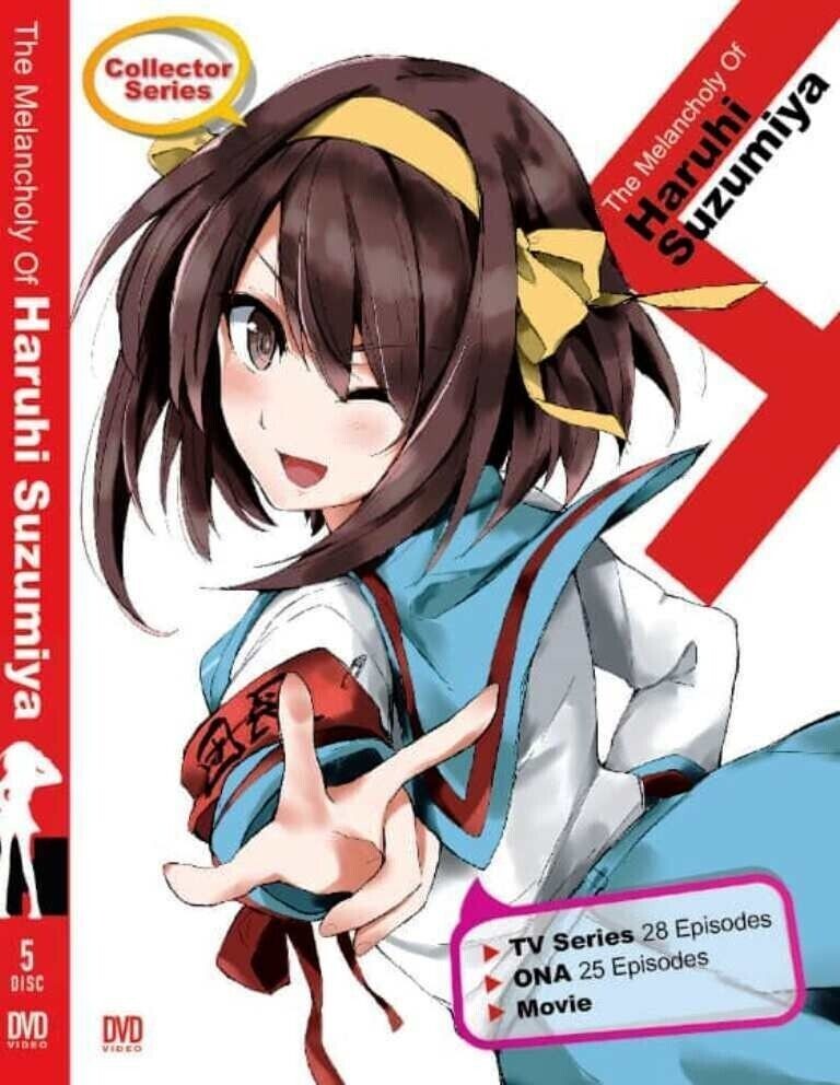 Suzumiya Haruhi no Yuuutsu Season 1-2 DVD (Anime) English Dub