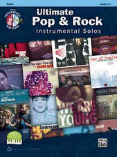 ULTIMATE POP  ROCK INSTRUMENTAL SOLOS-VIOLIN-MUSIC BOOK/CD BRAND NEW ON SALE 