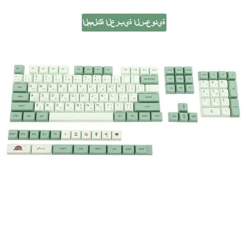 PBT Keycaps 123Keys XDA Profile Personalized Korean English Russian MX 104/87/61 - Picture 13 of 18
