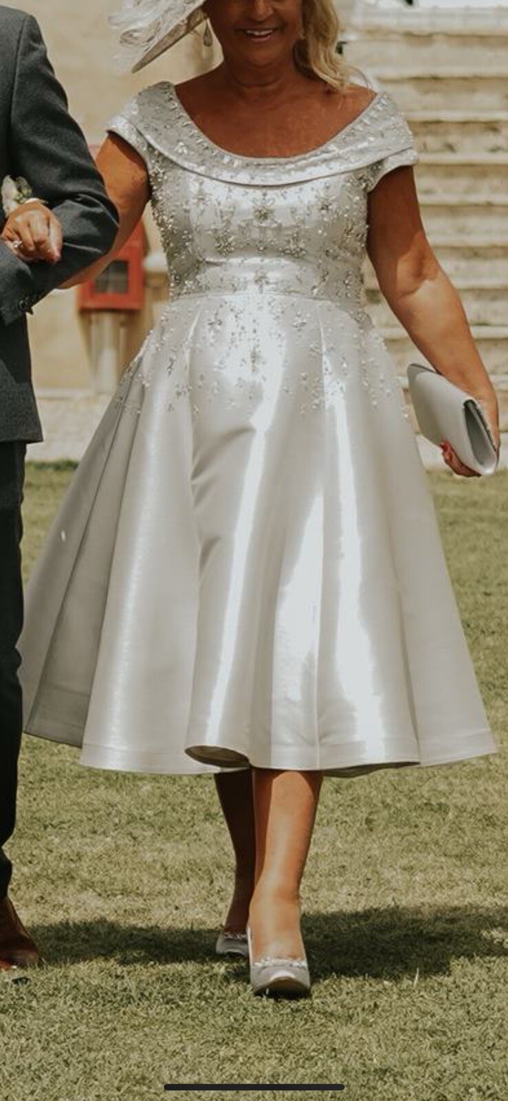 Silver Grey Veromia Irresistable Dress 14 eBay