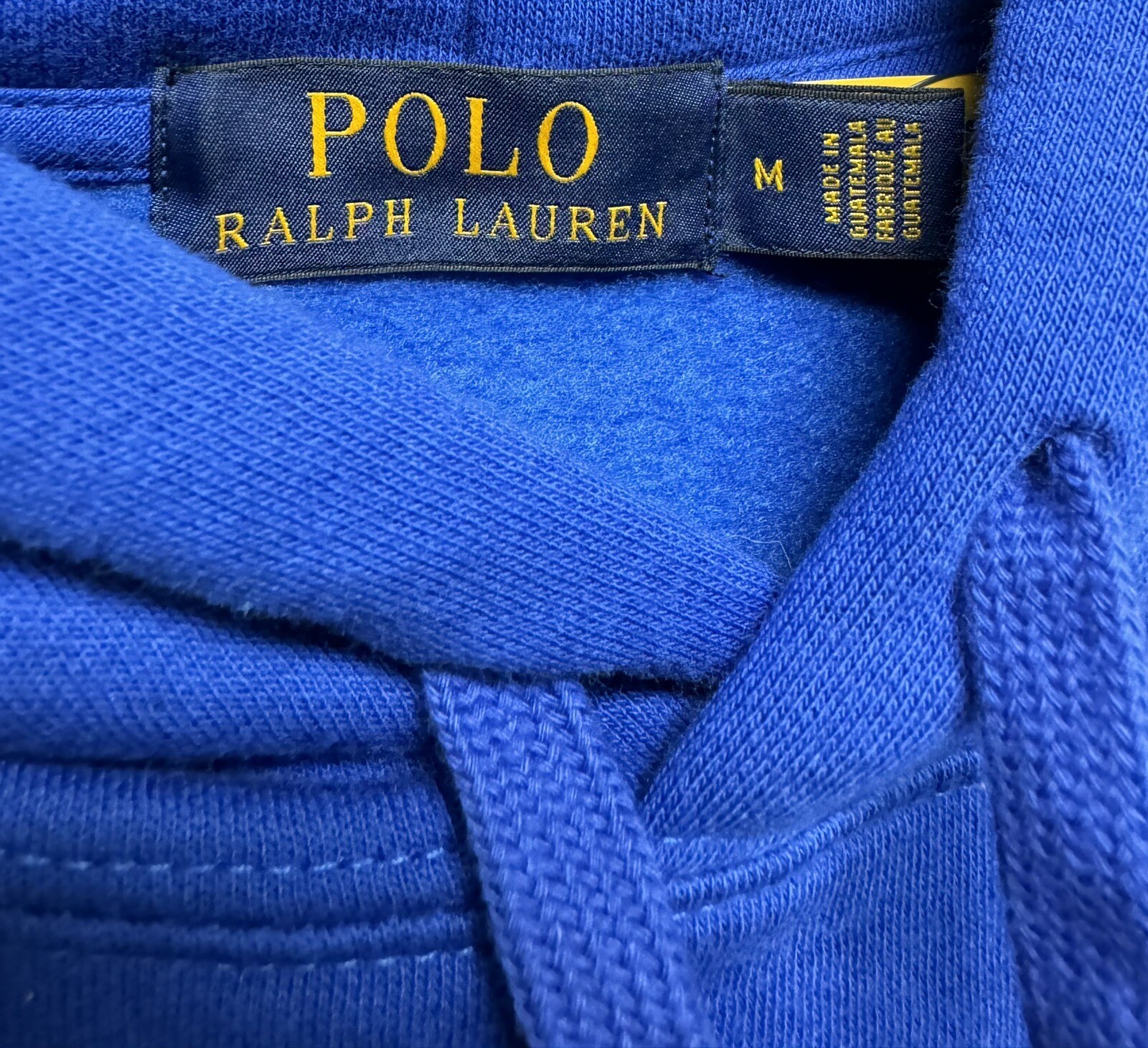 Felpa con cappuccio Polo Ralph Lauren Big Pony con grafica polo pile taglia M