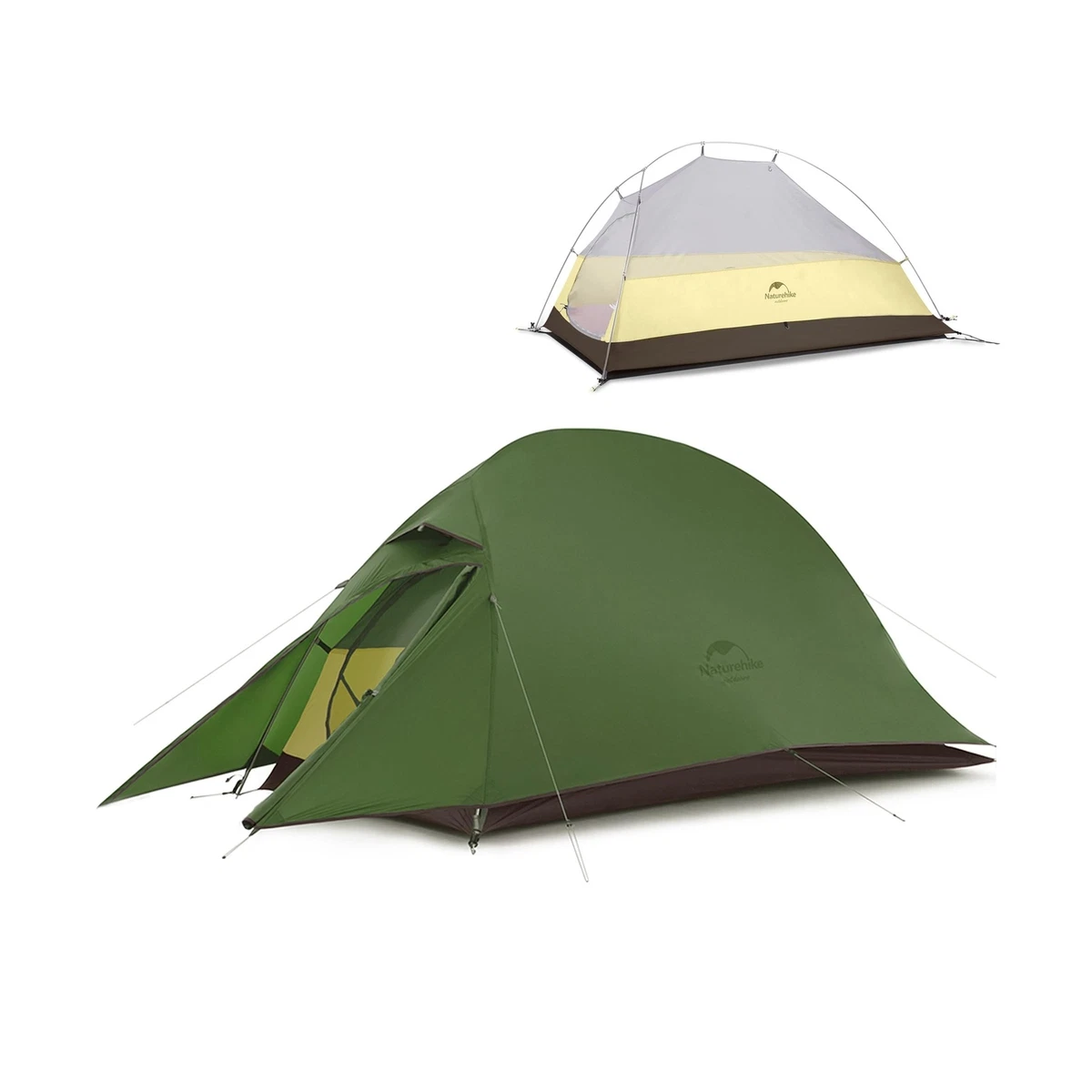 Naturehike Cloud Up 1 Person Tent Lightweight Backpacking Tent for One Man W