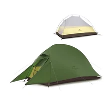 Naturehike Cloud-Up 1 Person Tent Lightweight Backpacking Tent for One Man, W...
