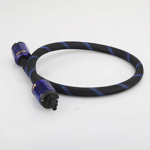 High-End Rot Kupfer US Stromkabel AC Hifi Audio Netzkabel Dreipoliger Kaltgerätestecker - Bild 6 von 7