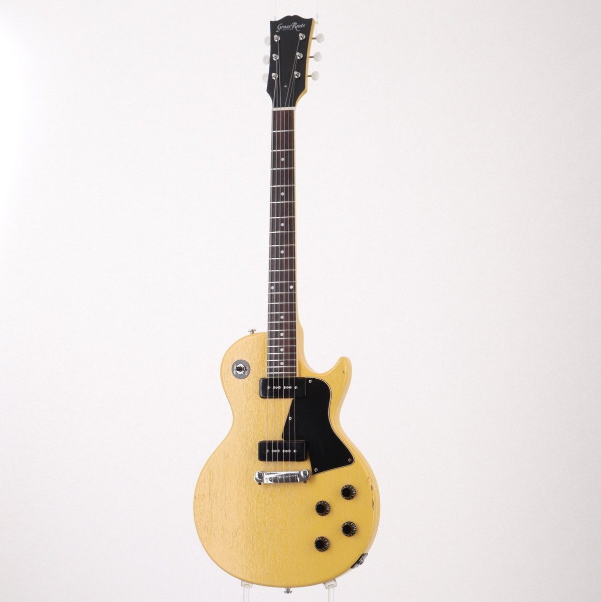 GrassRoots レスポール G-LS-57 GrassRoots G-LS-57 TVY Yellow Les Paul type Electric Guitar