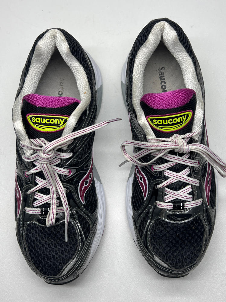 Saucony Womens Guide 6 Black Purple Comfort Athletic Running Shoes Size US 8.5 thumbnail 8