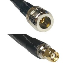 RFC400UF N FEMALE to RP-SMA MALE Coaxial RF Cable USA-Ship Lot
