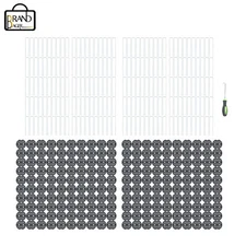 200Pcs 6 In W/ Gasket Washer Caps High Quality Galvanized Landscape Pins Staples