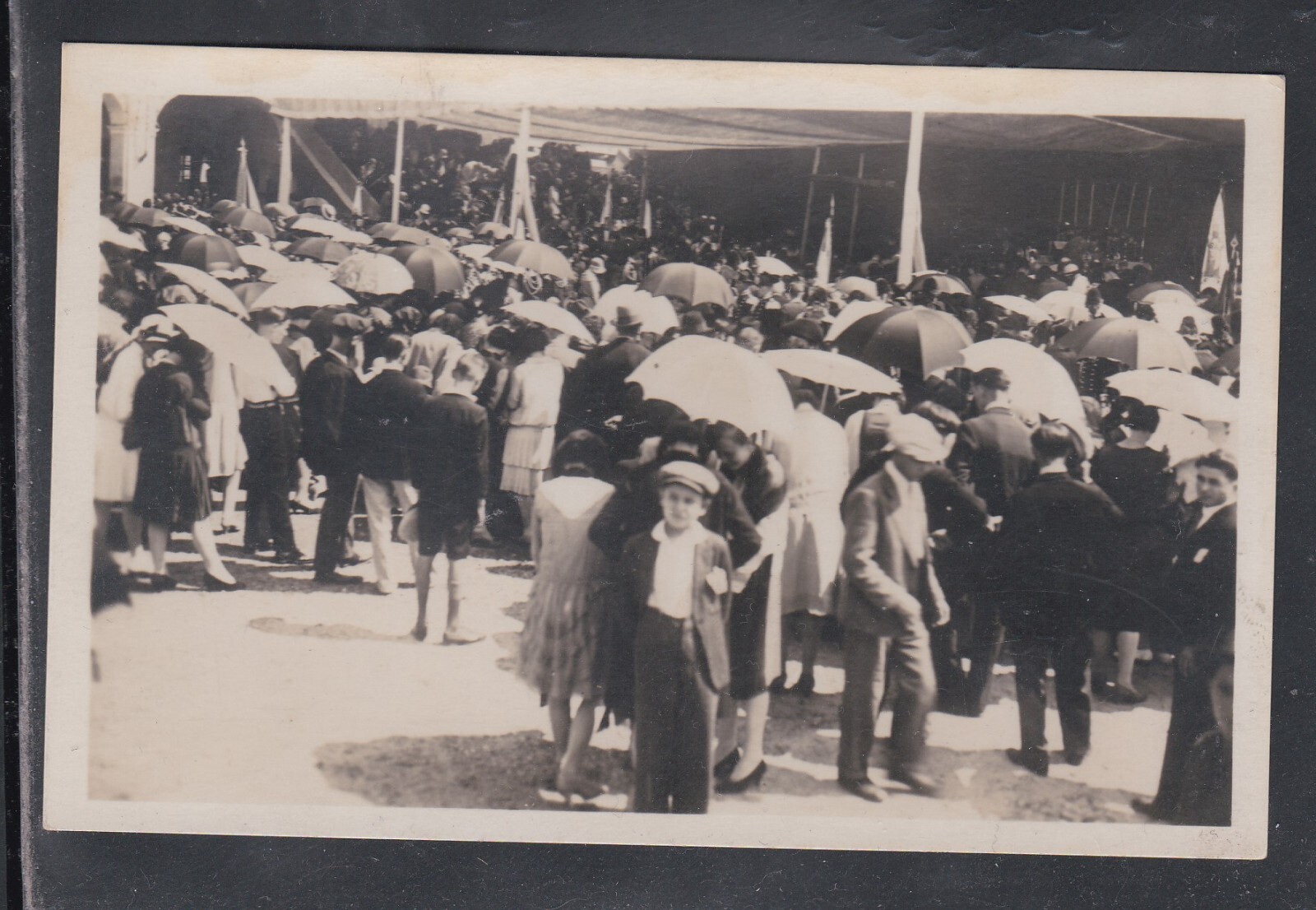 Cartolina Fotografica Cossato Congresso Eucaristico 1929 AG2156