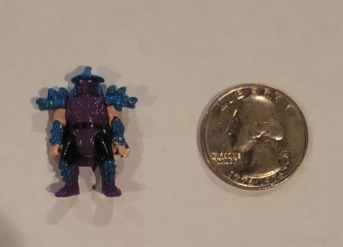 RARE Vintage TMNT Mini Mutants SUPER SHREDDER Figure MicroMachines