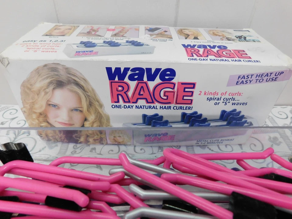Rizador de pelo Wave Rage espiral rizos ondas peinado DC300 Hot Rollers concurso Foto 3 de 4