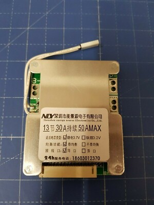 PCB Protection Board,13S 50A Lithium Battery Charging Board 18603012370 UR