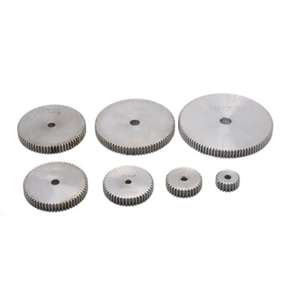 1 Mod Spur Gears Pinion Gear Teeth 60~150 Transmission Gear 45# Steel Flat Gear