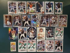 HELIOT RAMOS - Lot of (25) different cards - Topps Bowman 2018-2022 GIANTS