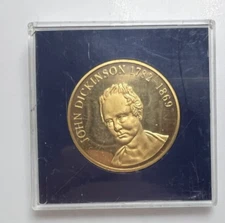 1990 John Dickenson Stationary  company Souvenir Medallion 38 mm