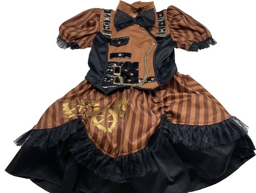 Victorian Era Gilded Brass Age Wild West Dress Steampunk Adult Costume |  eBay