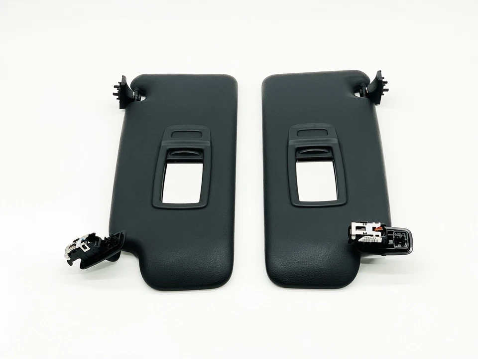 BMW X1 X2 F48 F39 OEM 16-20 ПАРА ПЕРЕДНИЙ ЛЕВЫЙ И ПРАВЫЙ СОЛНЦЕЗАЩИТНЫЙ КОЗЫРЕК ЧЕРНЫЙ - Изображение 4 из 4