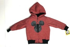 Mickey Mouse Disney Junior Toddler Jacket Faux Fur Roadster Racer Boy Girl Sz 4T