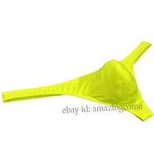 Men Cotton Thong Enhance Part Seam Pouch Underwear Stretchy G-String Tangas