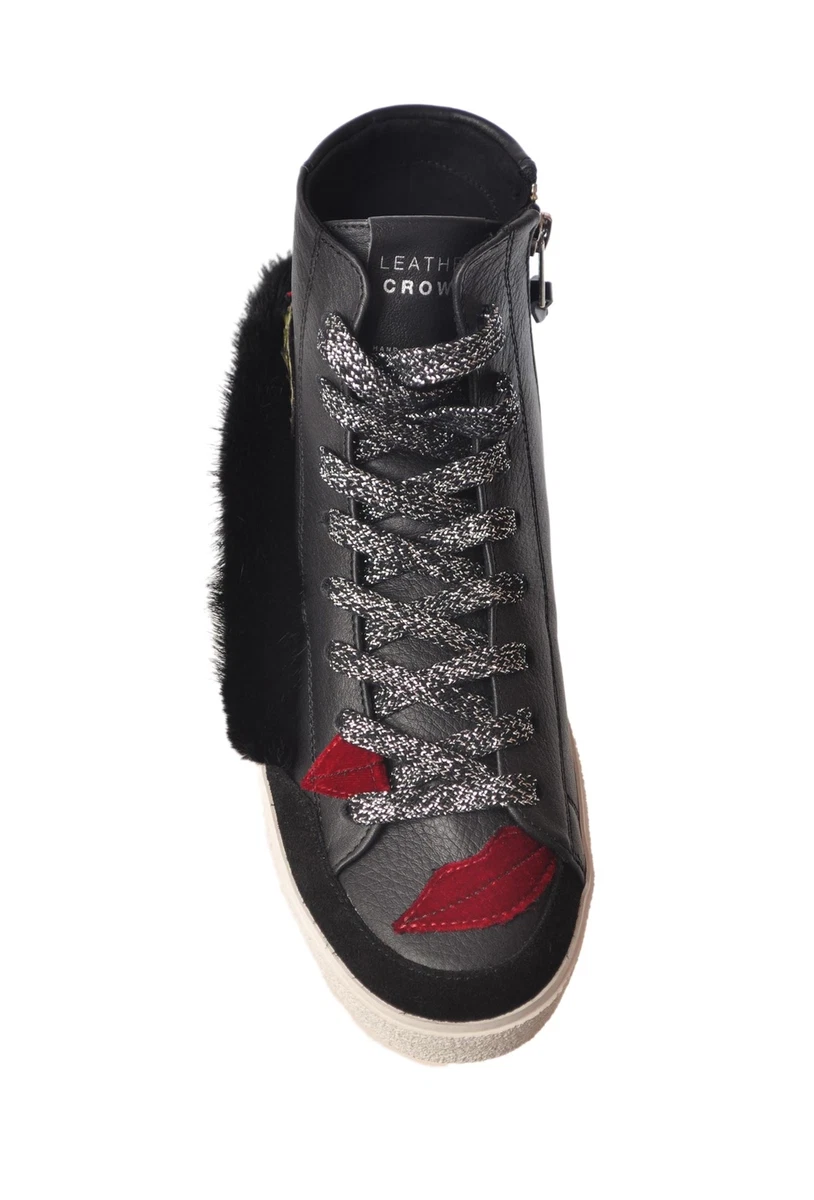 Leather Crown - Schuhe-Sneaker-hohe - Frau - Schwarz - 4378110C192811
