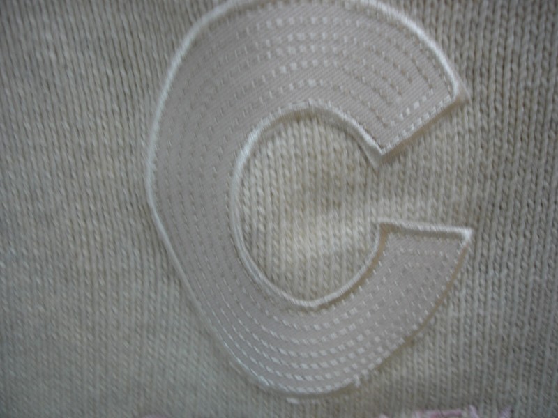 LITTLE GIRLS "C  COURTNEY" BY RED ENVELOPE PULLOVER SWEATER SIZE 6/7 BEIGE