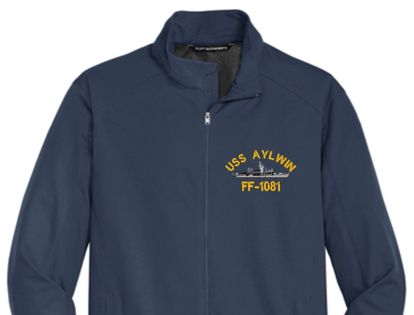 USS AYLWIN FF-1081 Soft Shell Jacket. New. U.S. Navy