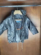 jacket boys genuine leather durable quality, stylish design, great condition.