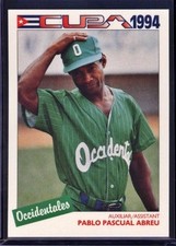 1994 Cuban League #29 Pablo Pascual Abreu CO LIMITED PRINT