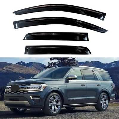 KPY Rain Guards Fit for 2018-2025 Ford Expedition, Out-Channel Window Visors