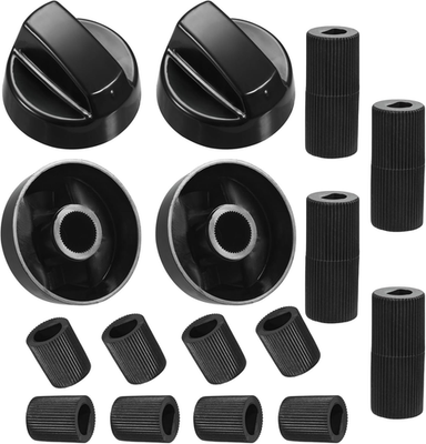 #ad Upgraded 4 Pack Universal Control Knobs with 12 Adapters Wide Application for $16.11