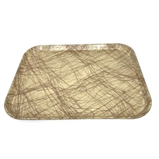 Vintage Cambro Camtray Cafeteria Lunch Tray 18x14 MCM Spaghetti String