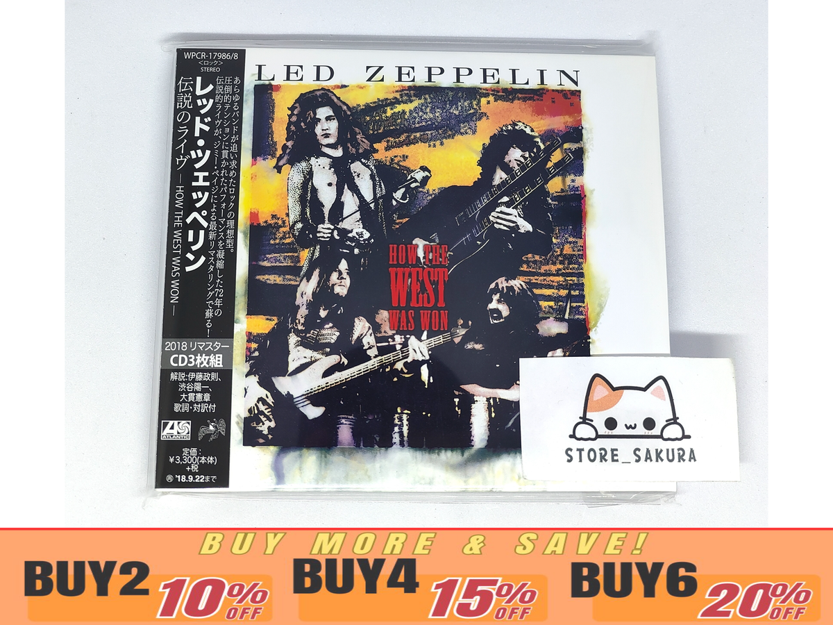 Led Zeppelin How The West Was Won From Japan 3 CD 18tracks OBI | eBay