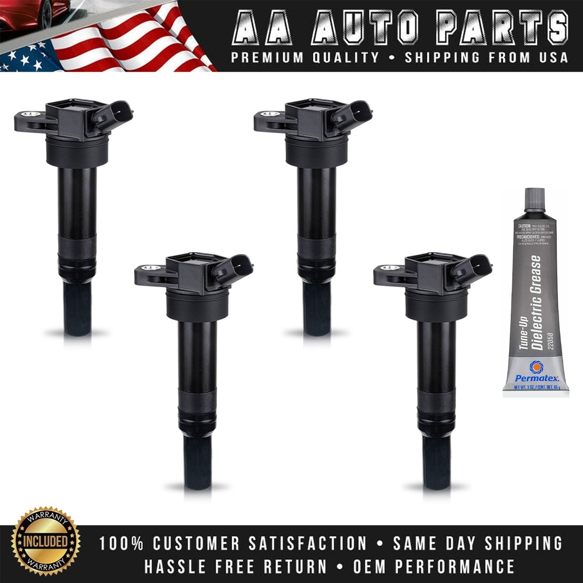 JUNMO-AUTO 1PCS Ignition coil OEM 22435-AA000 Car Engine Ignition