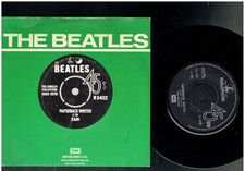 THE BEATLES PAPERBACK WRITER/RAIN 1966 7 INCH VINYL SINGLE 1976 PRESSING