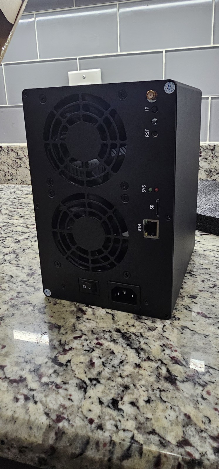 Goldshell AL BOX II+ ASIC Miner With PSU, Wi-Fi, Black, 110-240VAC