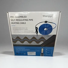 Pipe Heat Tape for Water Pipe Freeze Protection Constant Wattage 8ft