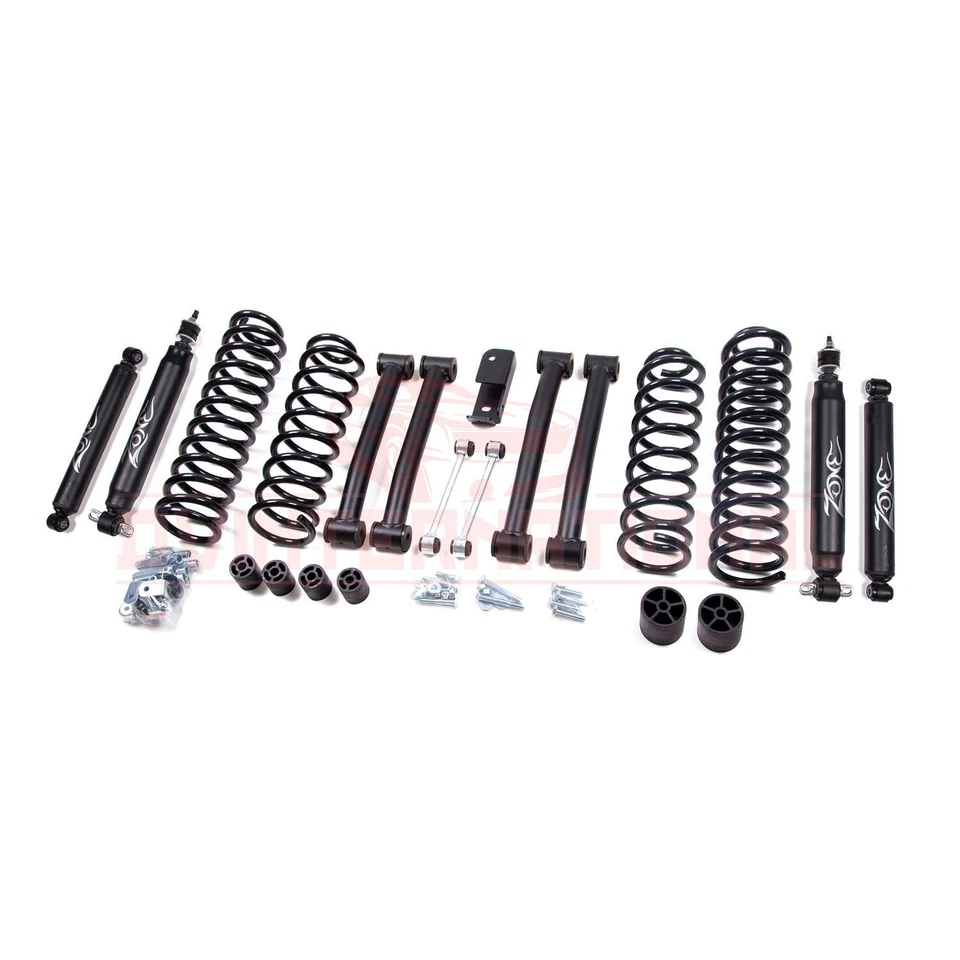 Kit de elevación Zone Offroad 4" 93-98 para Jeep Grand Cherokee ZJ 4x4 gasolina (amortiguadores nitro) Foto 2 de 3