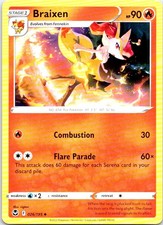 Braixen #026/195 SWSH12: Silver Tempest - Uncommon - Near Mint or Better