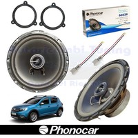 Phonocar 66026 Koaxial Lautsprecher 16,5 Cm 60W FüR Dacia Sandero 2-Wege