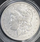 1891 o morgan silver dollar au
