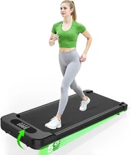 5% Incline Under Desk Treadmill Portable Walking Pad With Remote Control