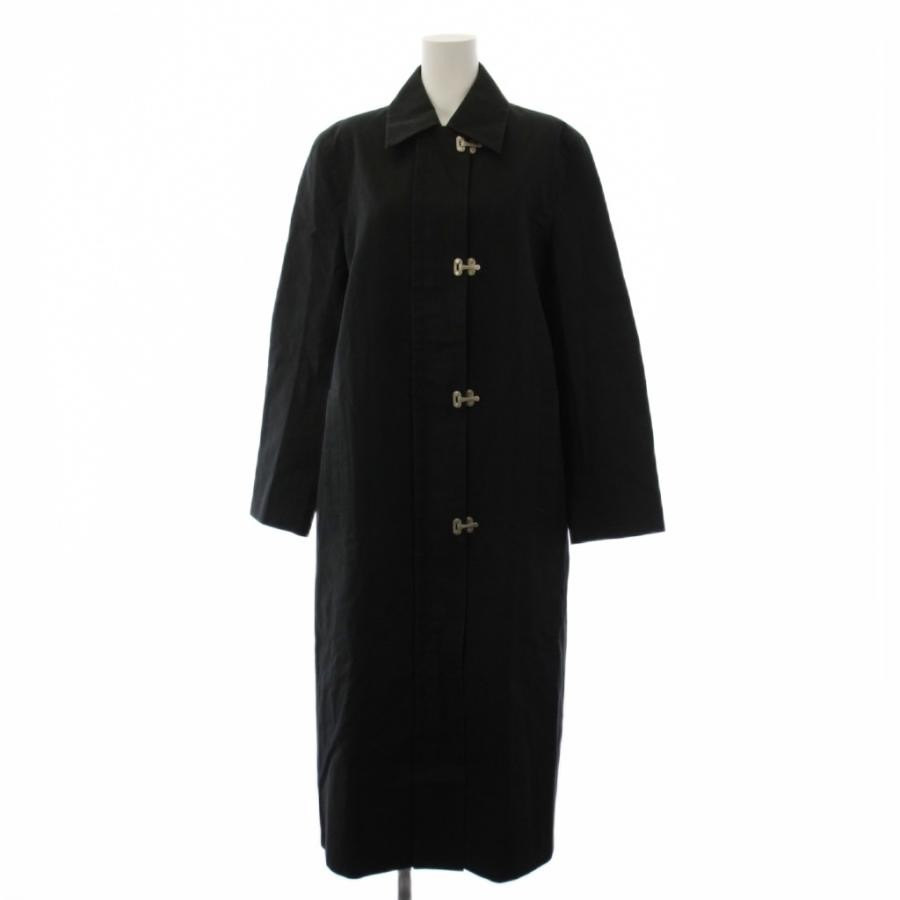 Celine Single Collar Coat Long 40 Black Women