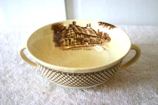 Vintage Myott Son & Co Hanley Shakespeare Land England Mason's Court 4.25" bowl